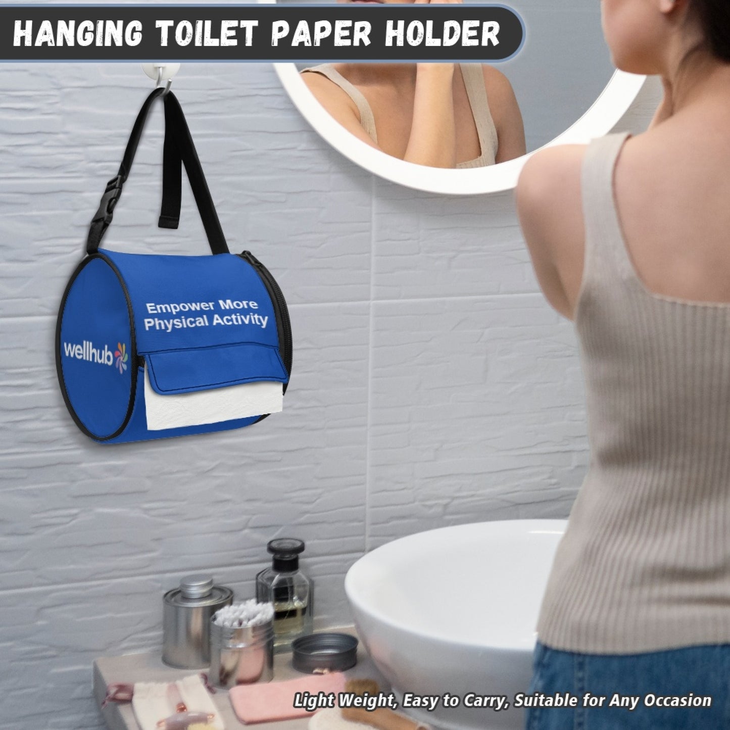 Round Paper Towel Storage Bag