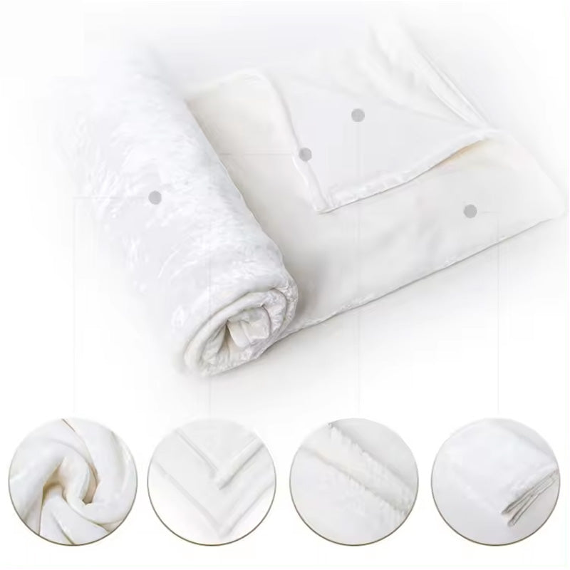 Crushed Velvet Fleece Blanket - Pixydecor