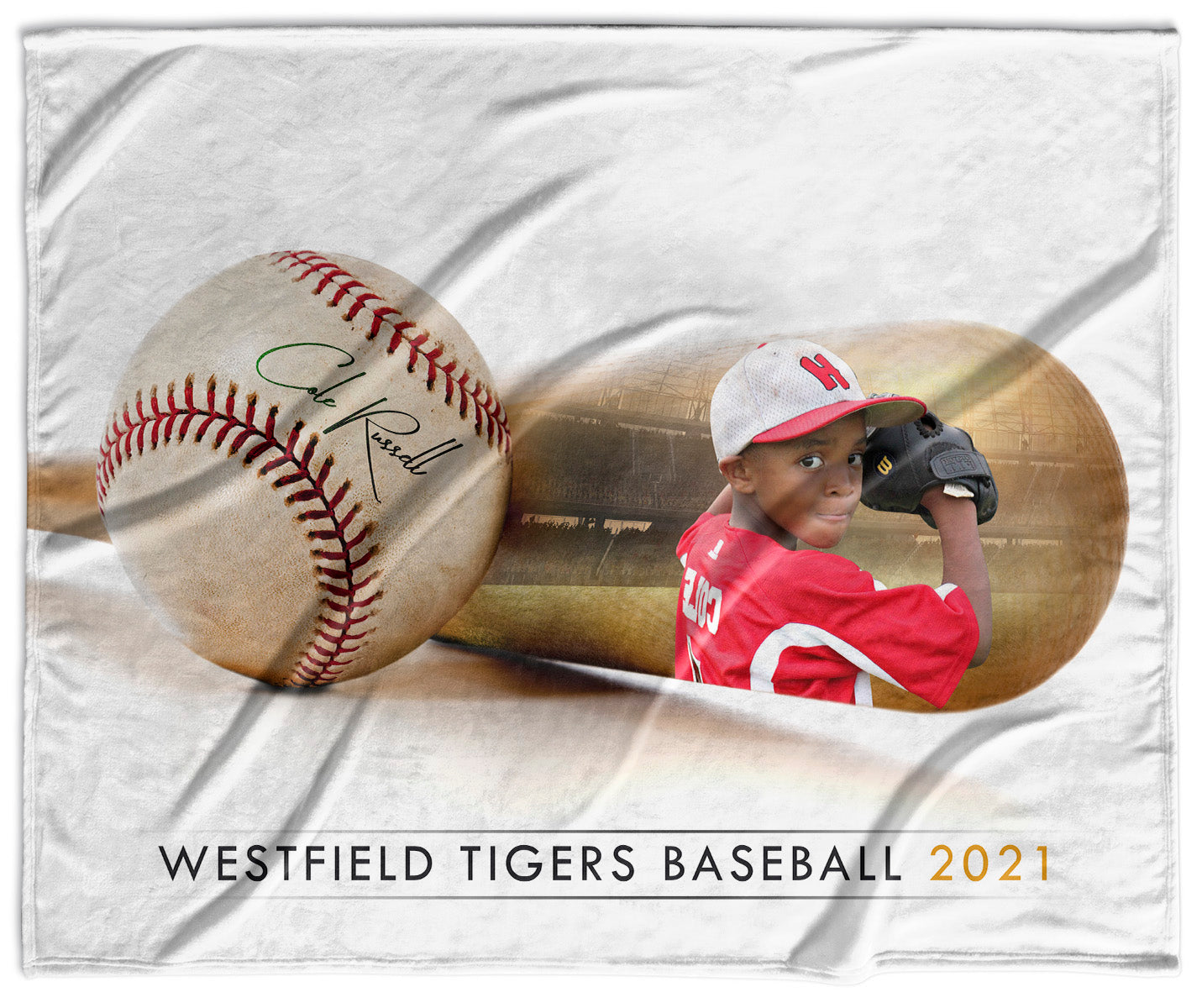 Double Exposure Baseball - Pixydecor