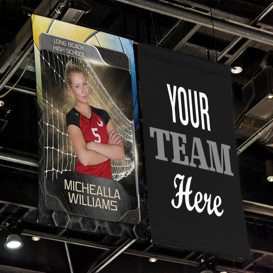 Honeycomb Volleyball Banner