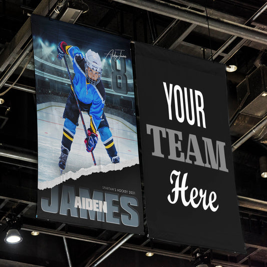 Torn Hockey Banner